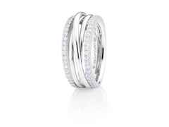 Capolavoro Magnifico Ring Weißgold mit Brillanten – Ringe Ring mit Besatz aus 750 Weißgold.