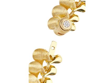 Nanis Trasformista Collier Gelbgold Tropfenelemente – Halsschmuck Collier aus 750 Gelbgold. – Ansicht 3