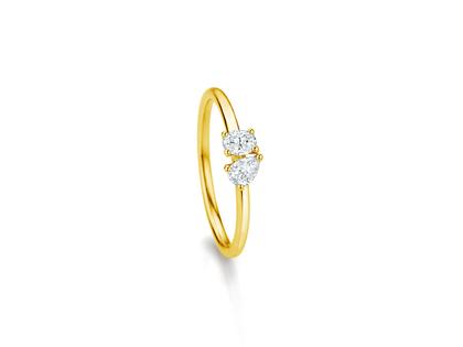 N1 Diamonds Ring "Toi Et Moi" Gelbgold mit Diamant 0,300ct – Ringe Ring mit Besatz aus 585 Gelbgold.