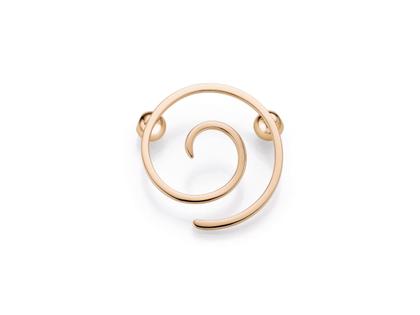 Jörg Heinz Wechselschließe Spirale Roségold 25mm – Anhänger Collier Schließe in roségold und aus 750 Rotgold.
