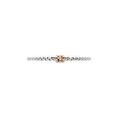 Fope Eka Tiny Armband Weißgold schmal mit Brillanten – Armschmuck Armband aus 750 Weißgold. – Ansicht 3