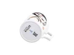 Meissen MUG Henkelbecher Juwelier Roller Art Edition "Dagmar Zemke, Lunar" – Porzellanwaren Tafelporzellan in weiß und aus Porzellan und vergoldet. – Ansicht 4