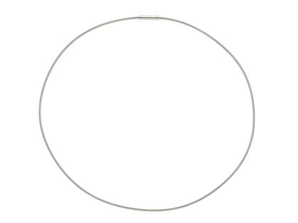 Halsschmuck Halsreif aus 750 Weißgold.