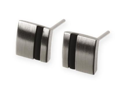 Ernstes Design Set 9 E157 Ohrstecker – Ohrschmuck Ohrstecker aus Edelstahl, Kautschuk und und .