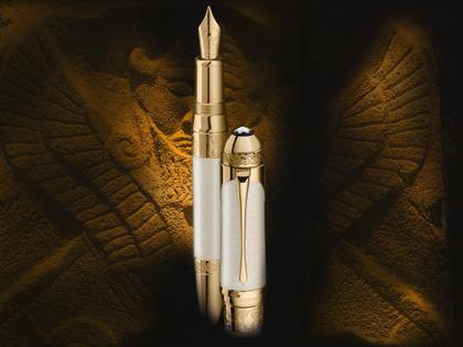 Montblanc 2009 Patron of Art: Limitierte Edition Patron of Art Max von Oppenheim Füllfederhallter Limited Edition 888 – Schreibgeräte Füllfederhalter aus 925 Silber. – Ansicht 3