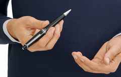 Montblanc Meisterstück LeGrand Kugelschreiber Edelharz platinumbeschichtet – Schreibgeräte Kugelschreiber aus Edelharz und und platiniert. – Ansicht 3