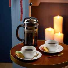 Meissen Kaffee Set Bodum – Porzellanwaren Tafelporzellan in weiß und aus Porzellan. – Ansicht 2