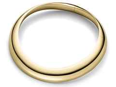 IsabelleFa Navette Collier 21 Gelbgold mit Brillant 0,015ct – Halsschmuck Halsreif aus 750 Gelbgold.