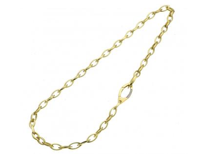Chimento Link Sensi Collier Gelbgold 45,0cm mit Brillanten 0,130ct – Halsschmuck Collier in gelbgold und aus 750 Gelbgold.