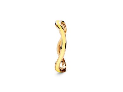 Niessing Setario Wave Ring Fine Rose mit gelber Emaille – Ringe Ring aus 750 Rotgold, Emaille und und .