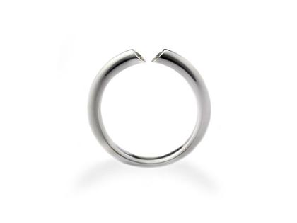 Ehinger Schwarz Dialog Swing Ring Weißgold mit Brillanten 0,150ct – Ringe Ring mit Besatz aus 750 Weißgold.