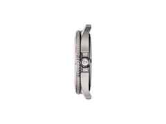 Tissot Seastar Wilson WNBA Quarz Edelstahl 40mm weißes Zifferblatt weißes Lederband – Herrenuhren Uhr mit Datum aus Edelstahl. Das Gehäuse ist rund und silber. Das Lederarmband ist weiß. Das Zifferblatt ist ein Index in weiß. – Ansicht 3