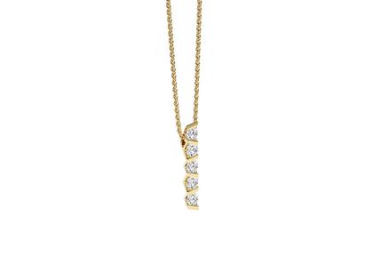 Niessing Vivida Anhänger Classic Yellow 2,8mm mit Brillanten 0,400ct – Anhänger Anhänger mit Besatz aus 750 Gelbgold.