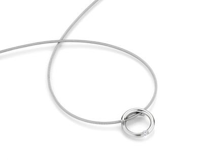 Micha Bunz Anhänger Platin mit Brillant 0,20 ct – Anhänger Anhänger mit Besatz aus 950 Platin.