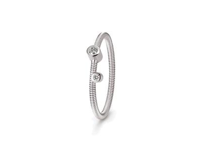 Niessing Artist  Ring mit 2 Brillanten Platin – Ringe Ring mit Besatz aus 950 Platin.