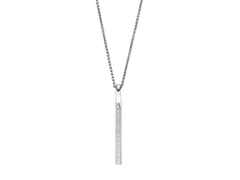 Henrich & Denzel Mikado Soft Collier Linie Platin mit Brillanten – Halsschmuck Collier aus 950 Platin.