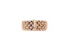 Fope Essentials Ring Roségold flach breit – Ringe Ring aus 750 Rotgold. – Ansicht 4