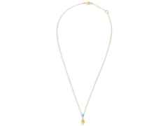 Nanis Dancing in the Rain Azure Collier Gelbgold Milky Aquamarin – Halsschmuck Collier aus 750 Gelbgold. – Ansicht 3