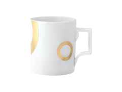 Meissen MUG Collection Henkelbecher Juwelier Roller Edition Gold – Porzellanwaren Tafelporzellan in weiß und aus Porzellan und vergoldet.