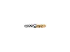 Fope Essentials Ring zweifarbig Weißgold / Gelbgold schmal Weite M – Ringe Ring aus 750 Gelbgold/Weißgold. – Ansicht 3