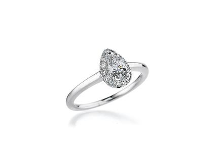 N1 Diamonds Verlobungsring Weißgold  0,67ct 750/- Gold – Ringe Ring mit Besatz aus 750 Weißgold.