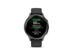 Garmin Venu 4 Quarz Edelstahl und Polymer Schiefergrau 41mm digitales Zifferblatt schwarzes Silikonband – Herrenuhren Uhr Multifunktion aus Edelstahl und Faserverstärktes Polymer. Das Gehäuse ist rund und anthrazit. Das Kautschuk / Kunststoff / Silikon Armband ist schwarz. Das Zifferblatt ist digital und schwarz.