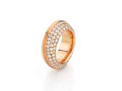 A. Odenwald Cloé Ring Roségold mit Brillanten 2,0ct – Ringe Ring aus 750 Rotgold.