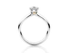 Capolavoro The Romance Collection Diamante in Amore True Love Ring Weißgold 1 Brillant – Ringe Ring mit Besatz aus 750 Weißgold. – Ansicht 2