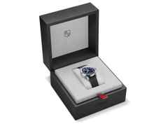 Oris Big Crown Pointer Date  Calibre 403 blaues Zifferblatt schwarzes Lederband – Herrenuhren Uhr mit Datum aus Edelstahl. Das Gehäuse ist rund und silber. Das Lederarmband ist schwarz. Das Zifferblatt ist arabisch und blau. – Ansicht 3