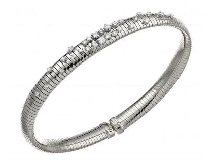 Chimento Stardust Armreif schmal Weißgold – Armschmuck Armband aus 750 Weißgold.