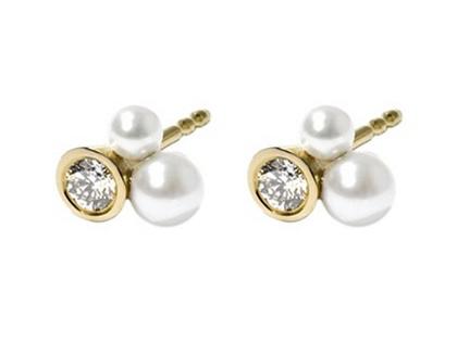 Schmuckwerk Wolke Gelbgold: Ohrstecker – Ohrschmuck Ohrstecker aus 750 Gelbgold.