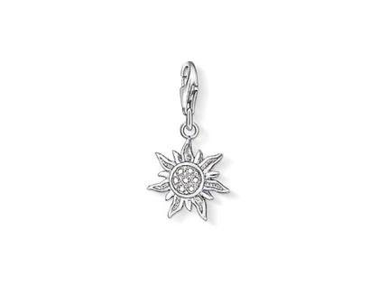 Anhänger Anhänger mit Besatz in silber und aus 925 Silber.