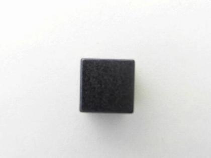 Apero Anhänger Würfel Aluminium 10mm Anthrazit – Anhänger Anhänger ohne Besatz aus Aluminium.