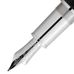 Montblanc Writers Edition                   2023: Robert Louis Stevenson Limited Edition 3er Set – Schreibgeräte Stiftset in schwarz und aus 750 Gelbgold, Edelharz und platiniert. – Ansicht 2