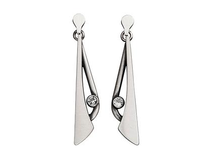 Nordform Design 05 Ohrhänger – Ohrschmuck Ohrhänger aus 925 Silber.