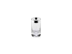 Sonja Quandt Schnapsglas "Paris" mit Silberrand 7cm – Silberwaren Silber Glas aus 925 Silber.