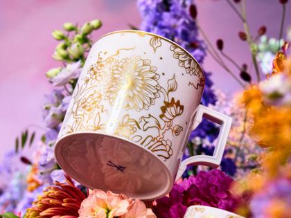 Meissen MUG Collection Big Mug Henkelbecher "Golden Onion Style" – Porzellanwaren Porzellandekoration in weiß und aus Porzellan. – Ansicht 3