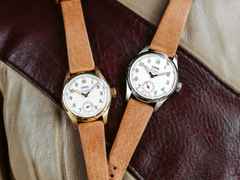 Oris Big Crown Wings of Hope Limited Edition Automatik Edelstahl 40mm weißes Zifferblatt braunes Lederband – Herrenuhren Uhr ohne Datum aus Edelstahl und Leder. Das Gehäuse ist rund und silber. Das Lederarmband ist braun. Das Zifferblatt ist arabisch und weiß. – Ansicht 5