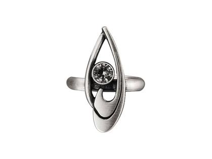 Nordform Design 12 Damenring – Ringe Ring aus 925 Silber.