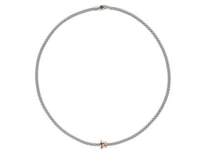 Fope Prima Collier   Weißgold – Halsschmuck Collier aus 750 Gelbgold, 750 Rotgold, 750 Weißgold und und .