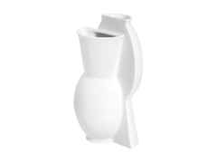 Meissen Vase Two Sides weiß 16,5 cm – Porzellanwaren Porzellanvase in weiß und aus Porzellan.