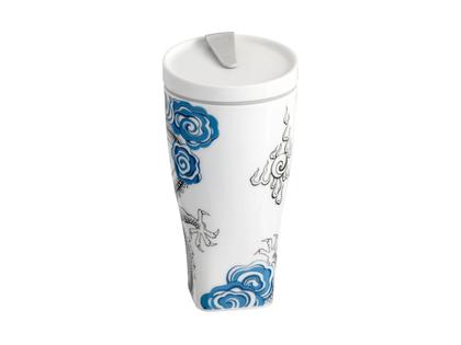 Meissen Coffee to Go Becher "Glücksdrache" aus Meissner Porzellan – Porzellanwaren Tafelporzellan in weiß und aus Kunststoff und Porzellan. – Ansicht 2