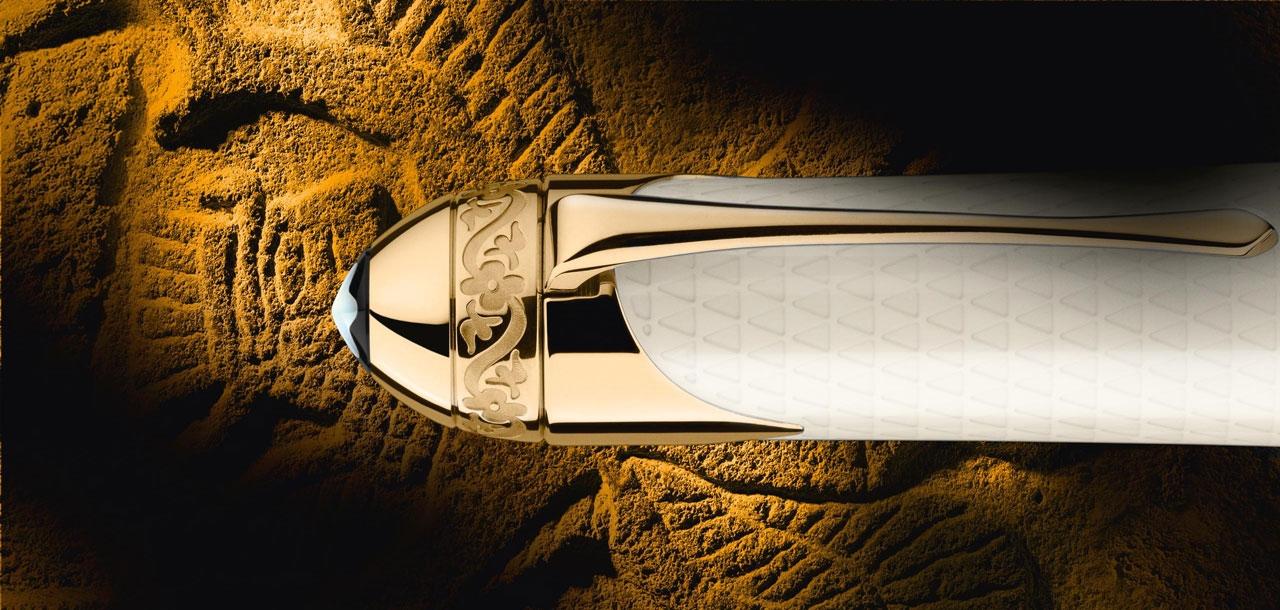 Montblanc 2009 Patron of Art: Limitierte Edition Patron of Art Max von Oppenheim Füllfederhalter Limited Edition 888 – Schreibgeräte Füllfederhalter aus 925 Silber. – Ansicht 2