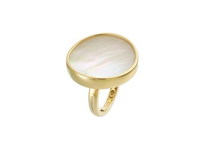 Chimento Armillas Glow Ring Gelbgold mit Perlmutt – Ringe Ring aus 750 Gelbgold.