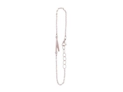 Heiring Initials Armband Buchstabe A Silber rhodiniert – Armschmuck Armband in grau und aus 925 Silber und rhodiniert.