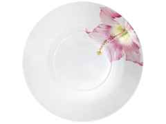 Meissen Giant Bloom Gourmetteller tief "Hibiskus" – Porzellanwaren Tafelporzellan in weiß und aus Porzellan.