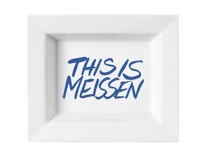 Meissen Vide-Poche  groß "This Is MEISSEN" – Porzellanwaren Porzellandekoration in weiß und aus Porzellan und vergoldet.