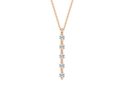 Schaffrath Liberté Arcana Collier Rotgold 45cm mit Brillanten 0,965ct – Halsschmuck Collier aus 750 Rotgold.