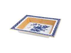 Meissen Vide-Poche  groß "Blaue Indische Blumenmalerei" limitierte Edition – Porzellanwaren Porzellandekoration in weiß und aus Porzellan. – Ansicht 2
