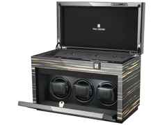 Paul Design Gentlemen  3+5 Uhrenbeweger Black Shadow – Uhrenbeweger Uhrenbeweger für mehrere Uhren aus Holz. – Ansicht 3